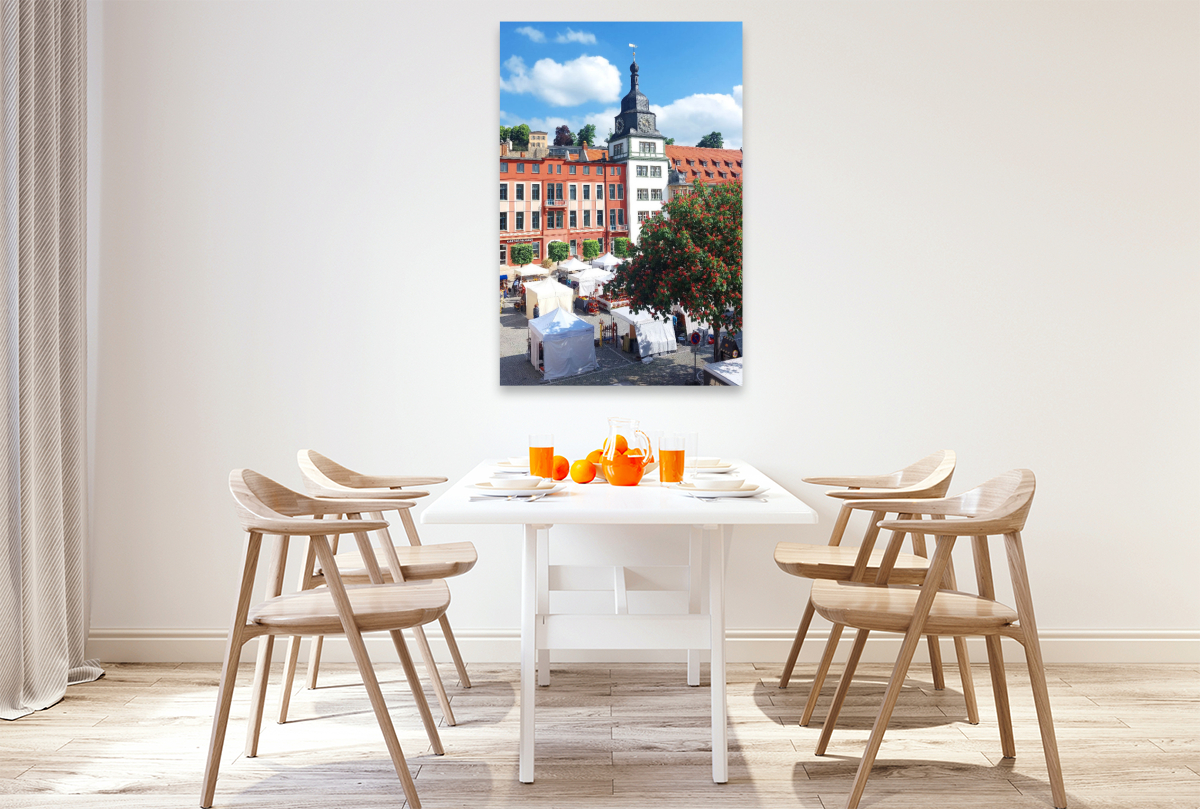 Rudolstadt, Blick auf den Marktplatz