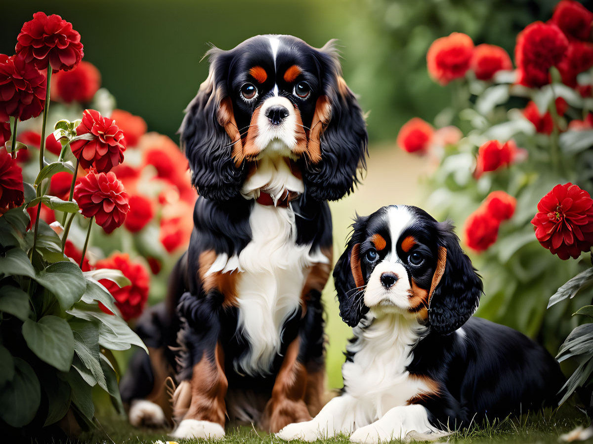 Goldige Kavalier King Charles Spaniel