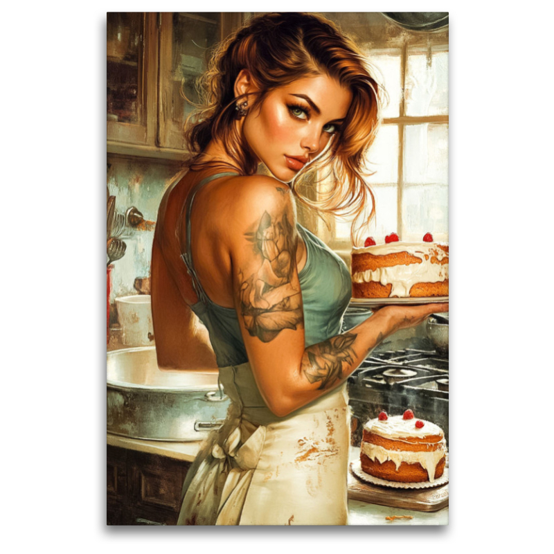 Ein Motiv aus dem Kalender Tattoo Girls und Torten