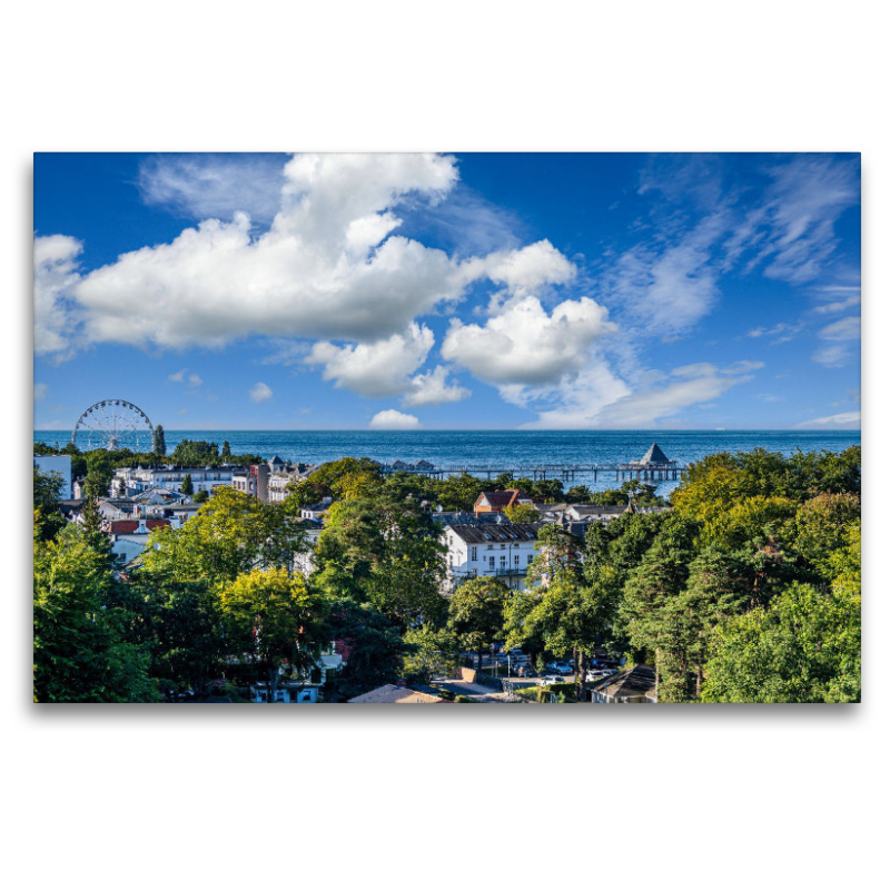 Ein Blick auf die Seebrücke in Heringsdorf an der Ostsee