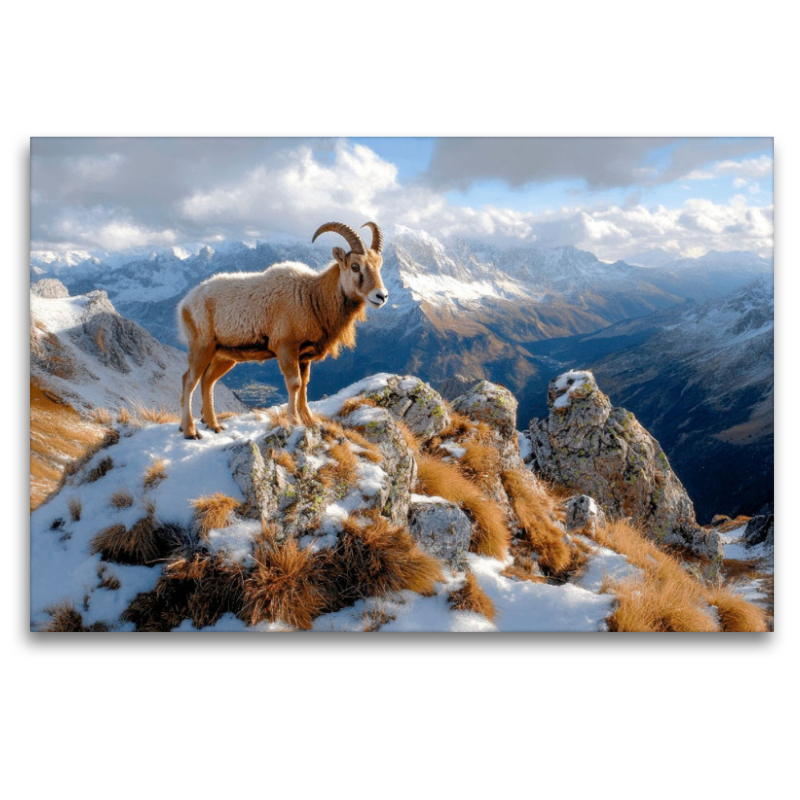 Steinbock in den Alpen