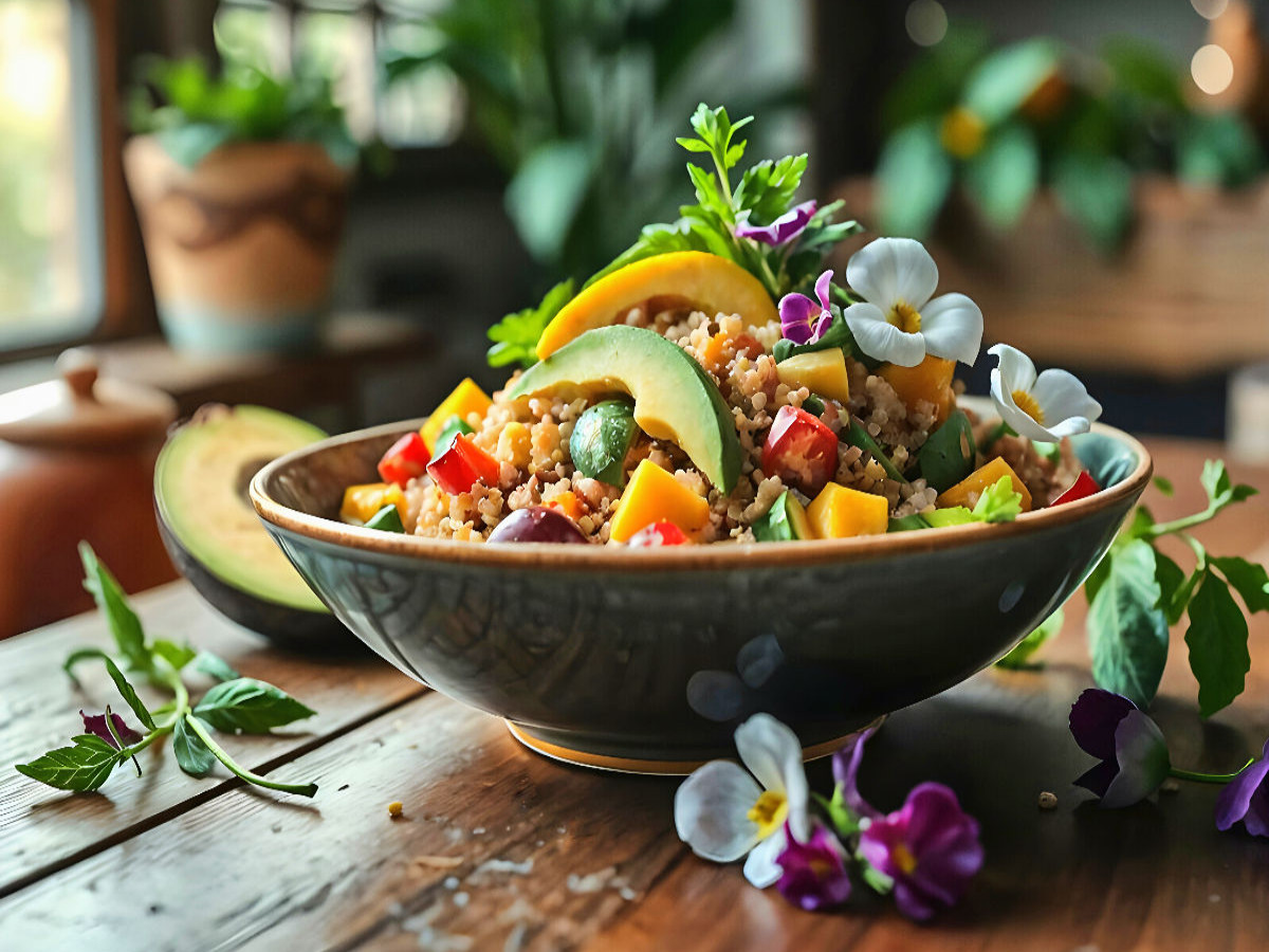 Superfood trifft auf Kunst – Quinoa-Salat als HD-Leinwand & Puzzle!