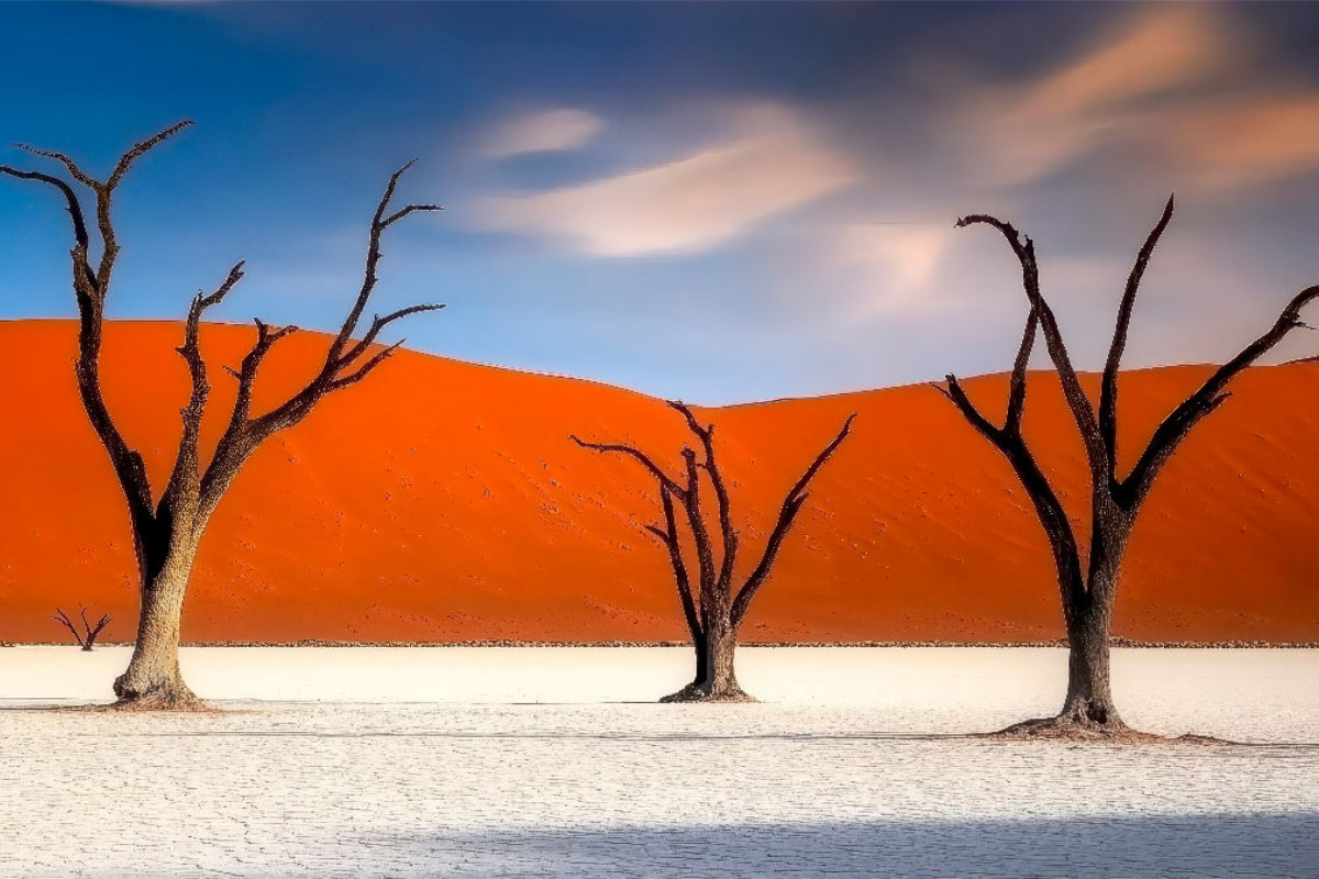 Das Deadvlei -Teil des Namibia-Naukluft-Nationalparks