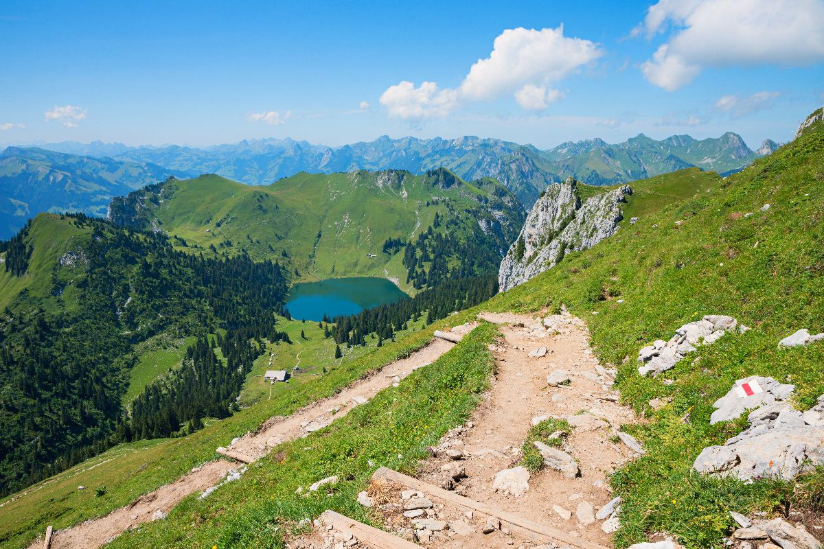 Wanderweg am Stockhorn