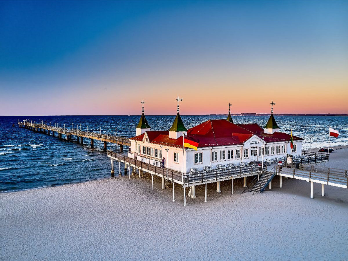 Seebrücke Ahlbeck auf Usedom