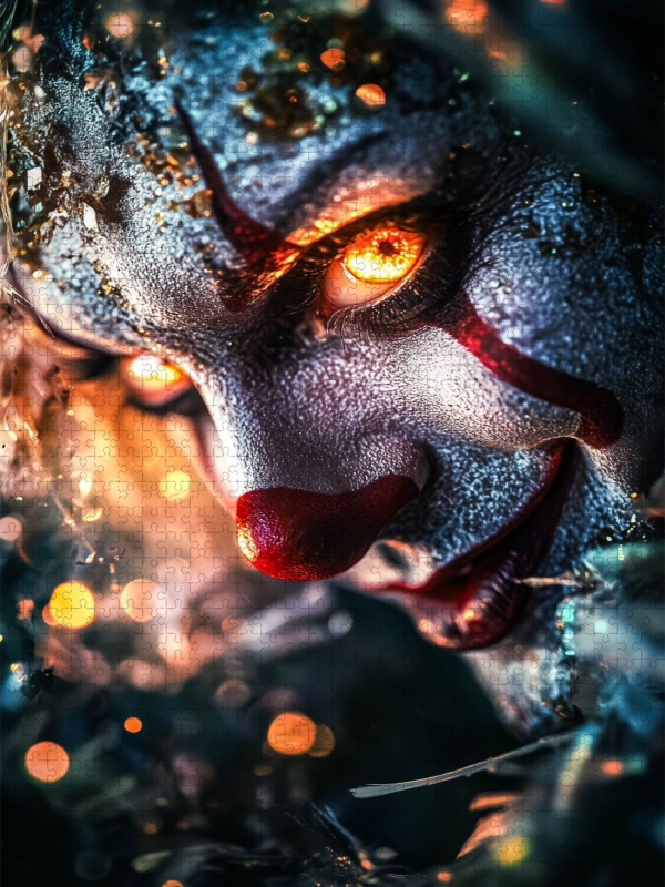 Der Clown kam nur nachts, wenn das Kinderzimmer dunkel war