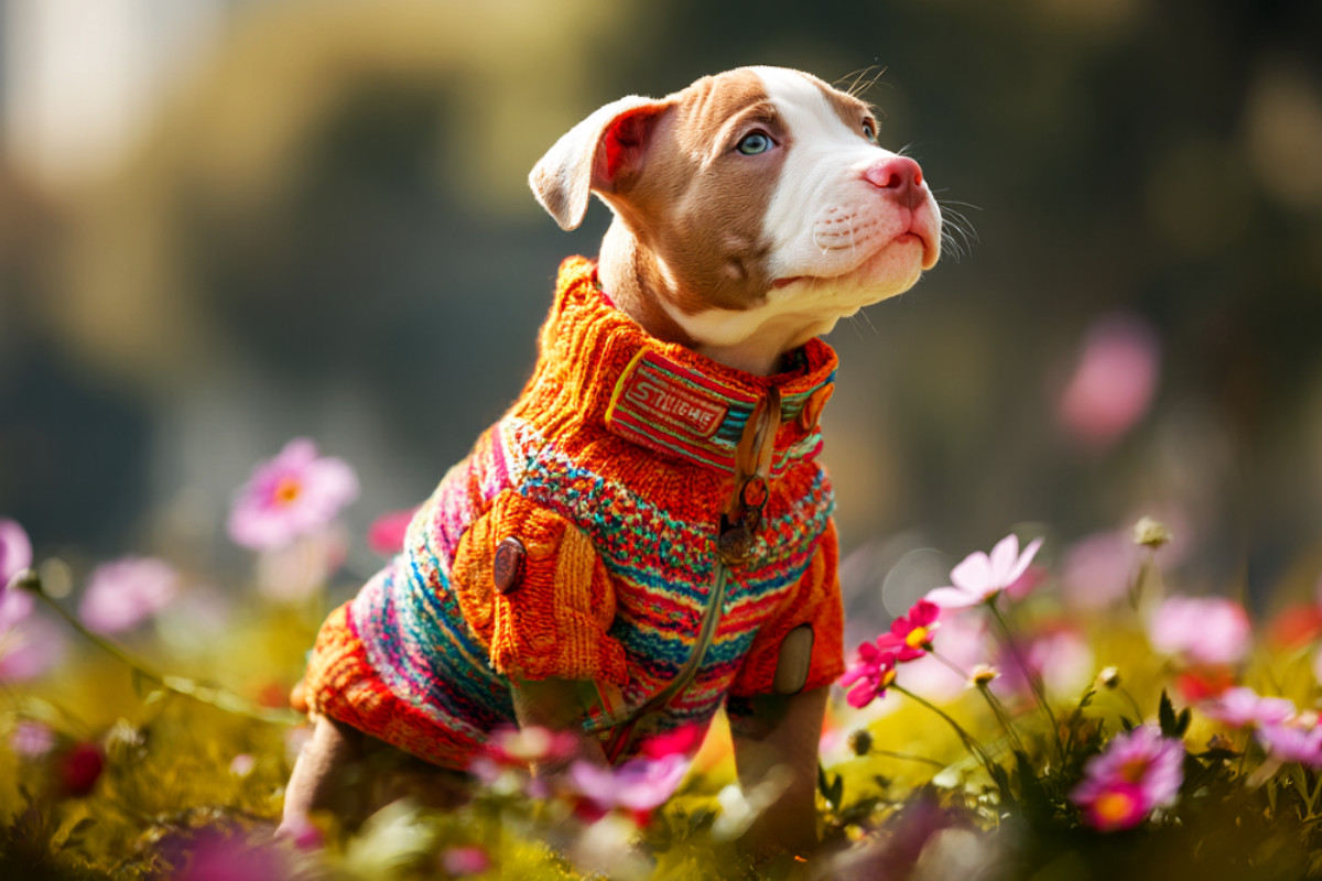 American Pit Bull Welpe