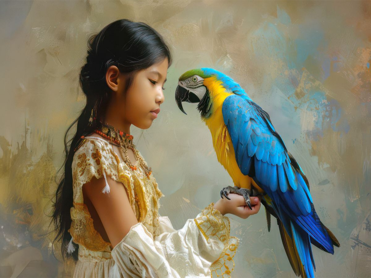 A child's love of animals