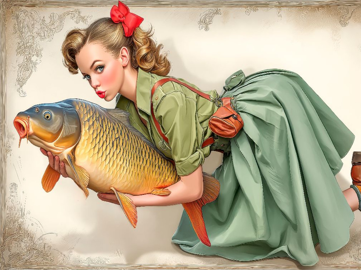Mann o Mann, der Fisch ist riesig