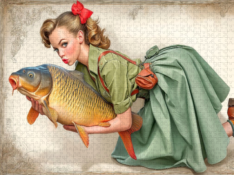 Mann o Mann, der Fisch ist riesig