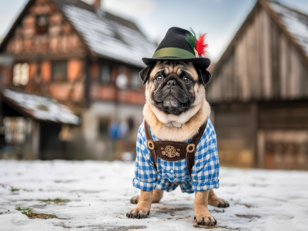 Ein Mops in Bayern
