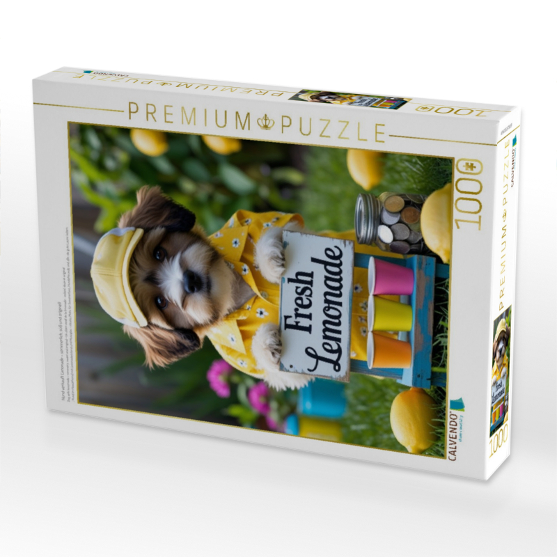 Hund verkauft Limonade – sommerlich, süß und originell