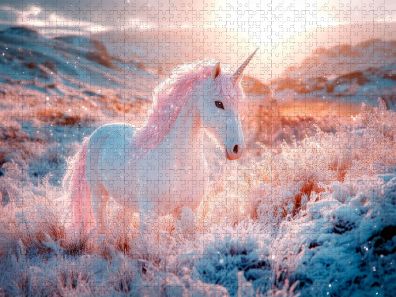 Einhorn im Glanz der Morgensterne