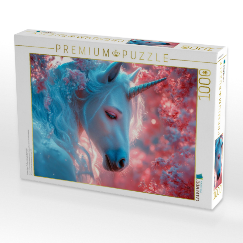Anmutiges Einhorn im Zauberwald