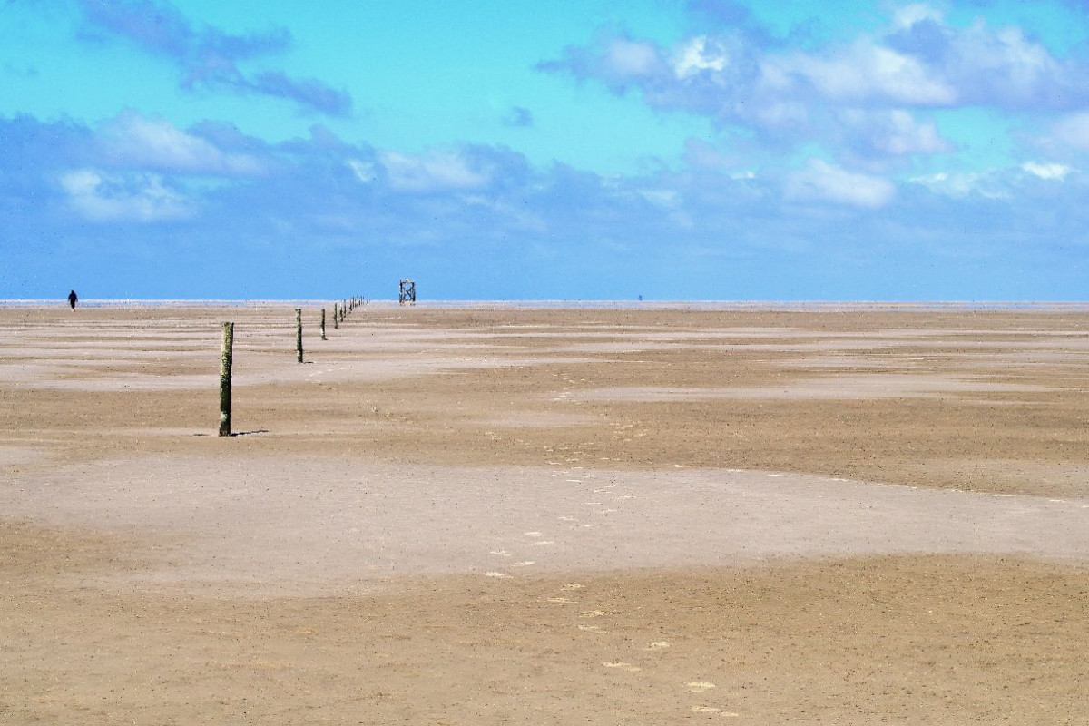 Wege im Sand – Westerhever Nordsee