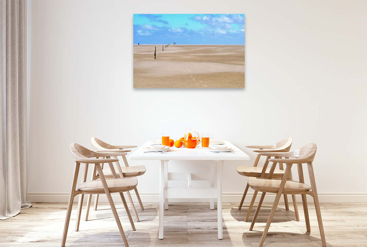 Wege im Sand – Westerhever Nordsee