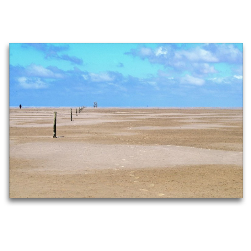 Wege im Sand – Westerhever Nordsee