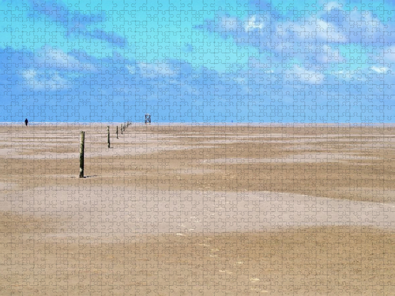 Wege im Sand – Westerhever Nordsee