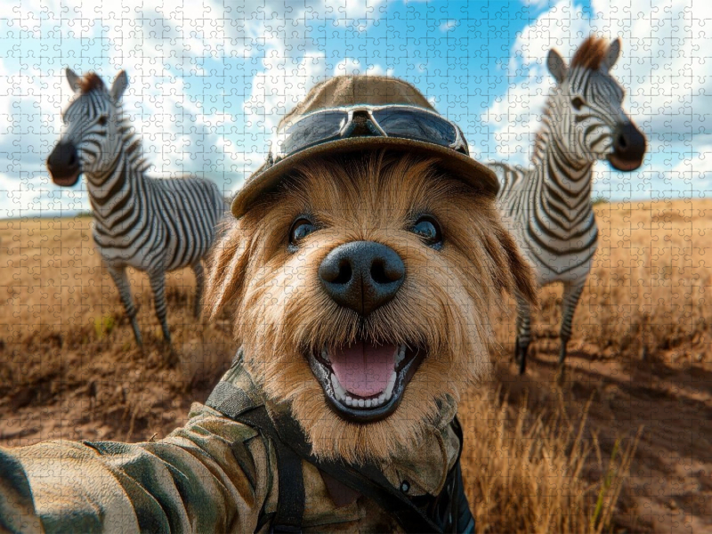 Selfie im Safari-Style