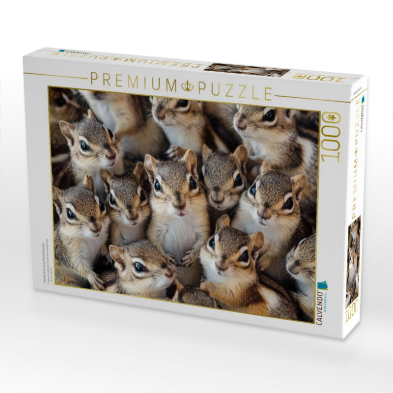 Streifenhörnchen Kuschelhaufen