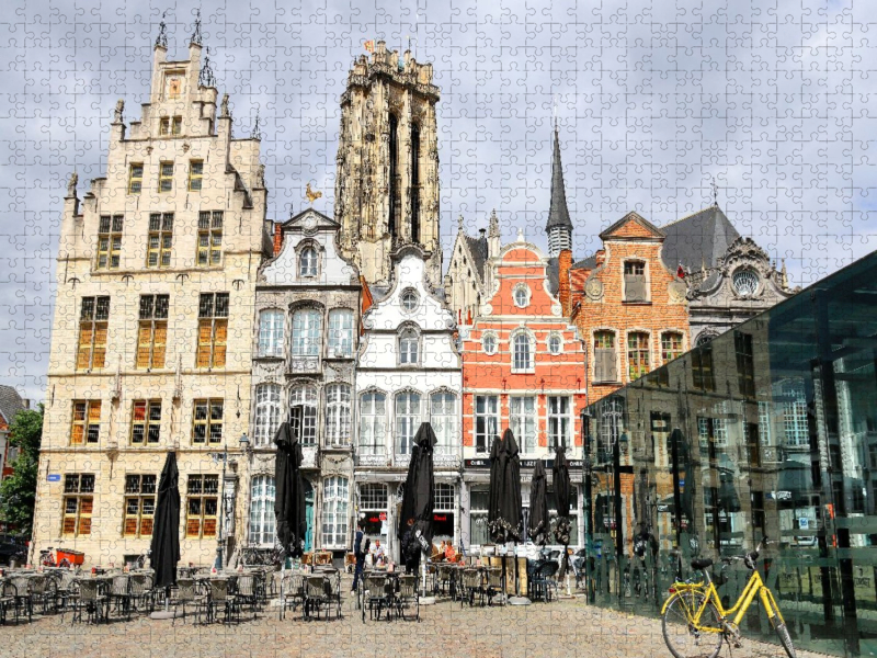 Am Grote Markt im belgischen Mecheln (Mechelen)