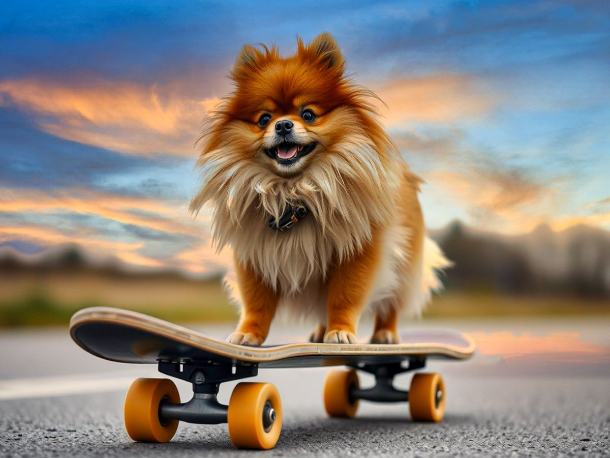 Lustiger Pomeranian