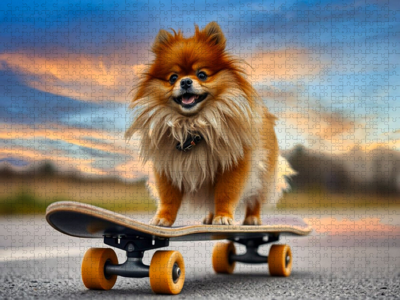 Lustiger Pomeranian