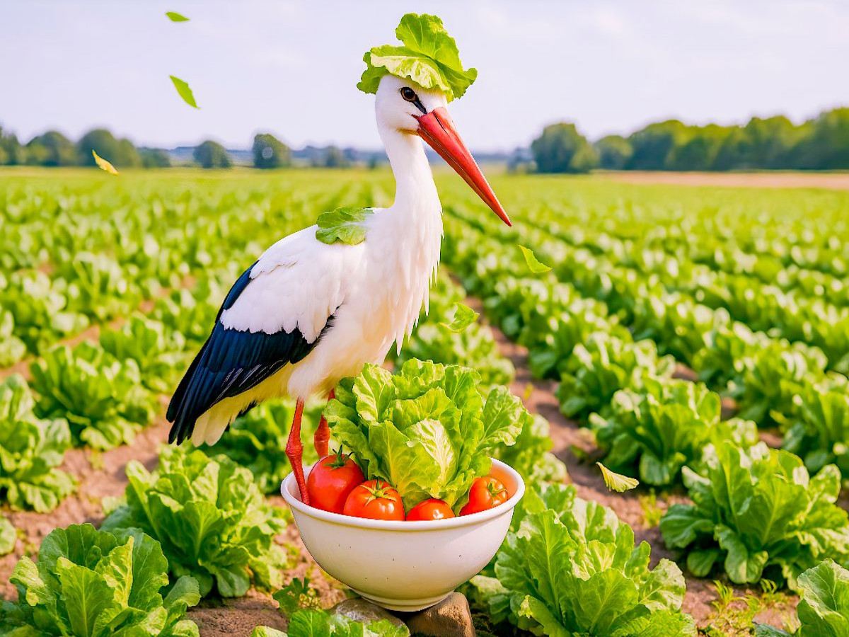 Wie ein Storch im Salat - Elegant geht anders