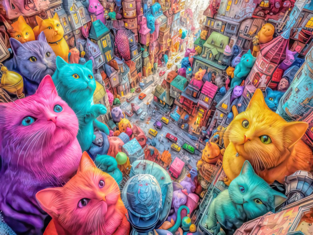 Colourful city