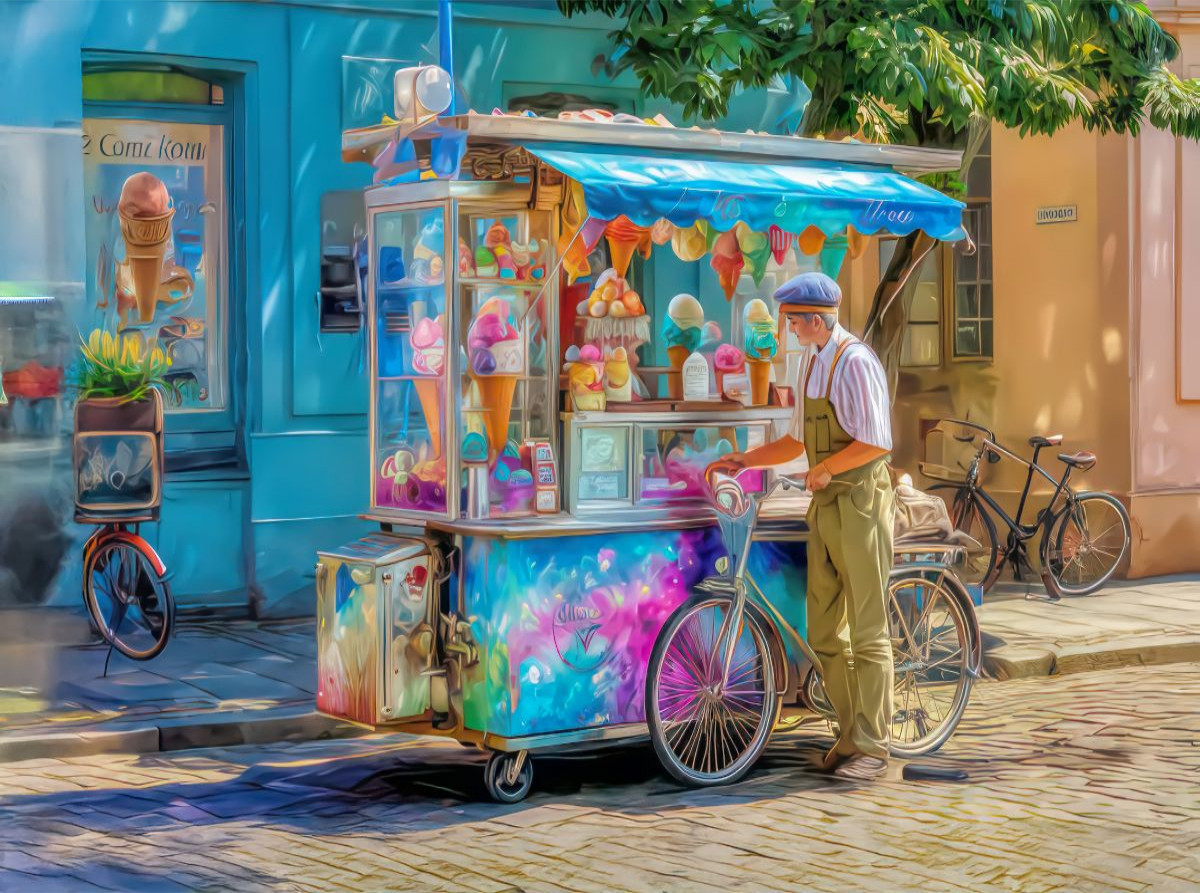 Colourful city