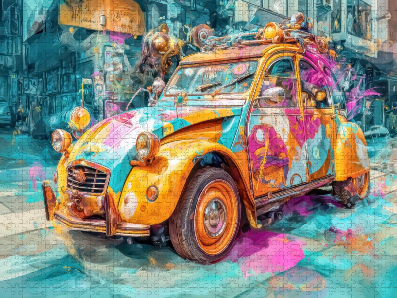 Ville colorée