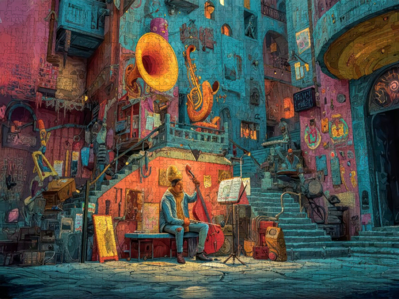 Ville colorée