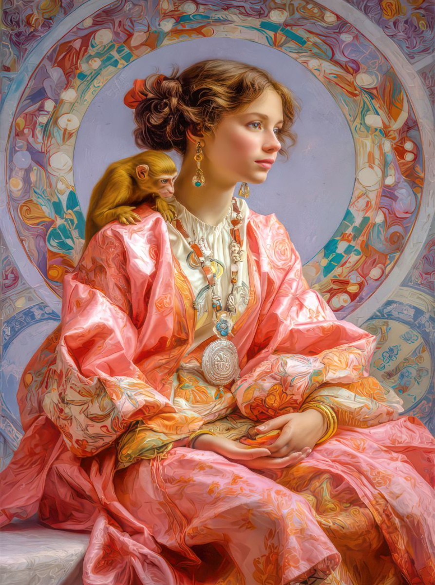 Beauté sensuelle de l'Art nouveau