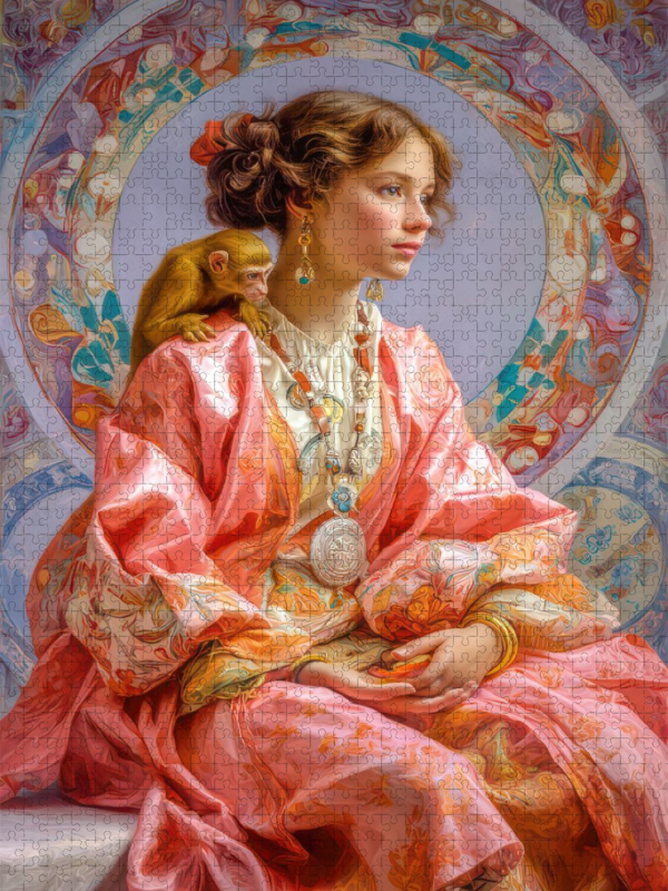 Beauté sensuelle de l'Art nouveau