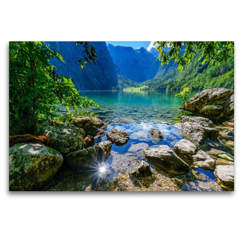 Obersee mit Fischunkelalm in der Ferne