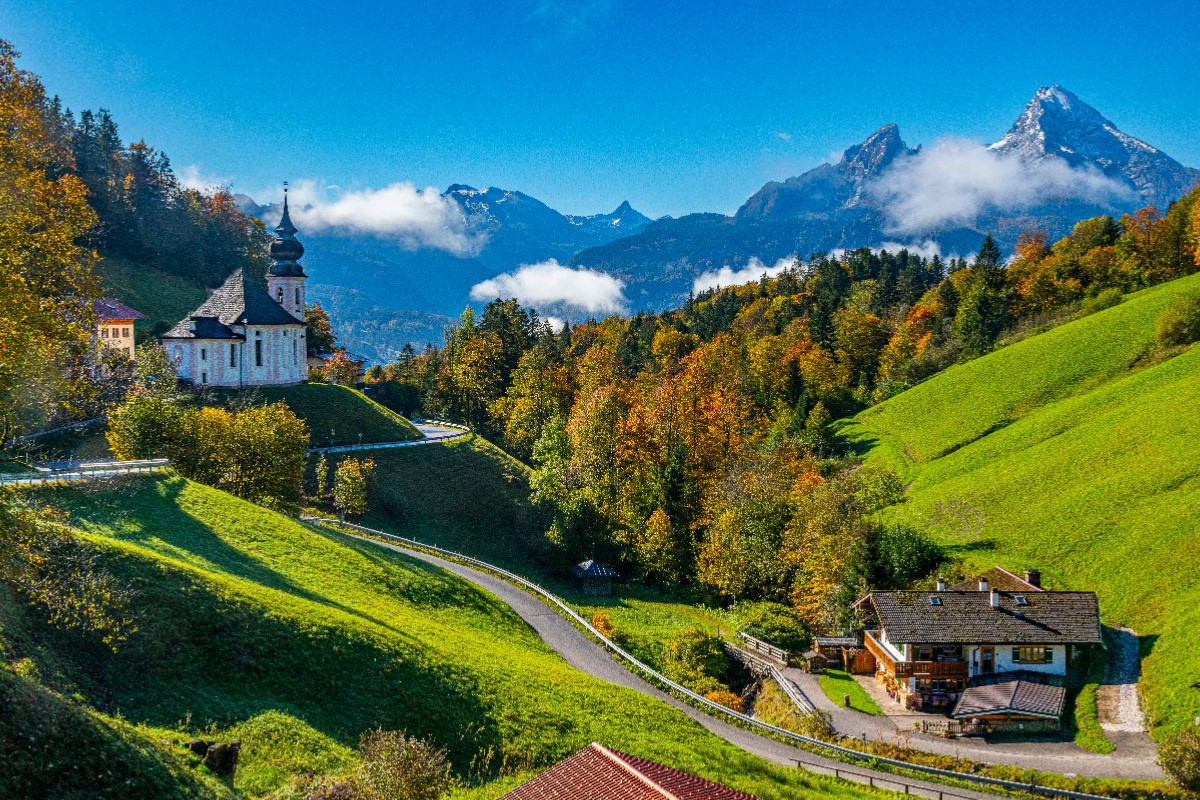 Die Wallfahrtskirche Maria Gern im Berchtesgadener Land