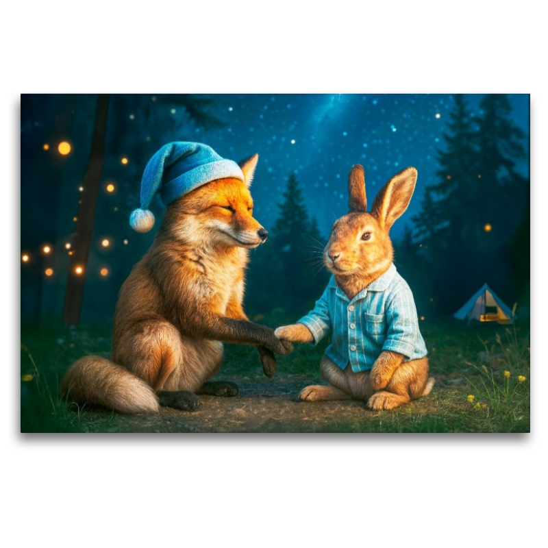 Fuchs und Hase sagen sich gute Nacht