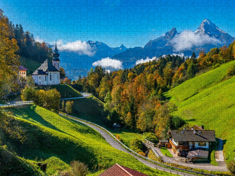 Die Wallfahrtskirche Maria Gern im Berchtesgadener Land