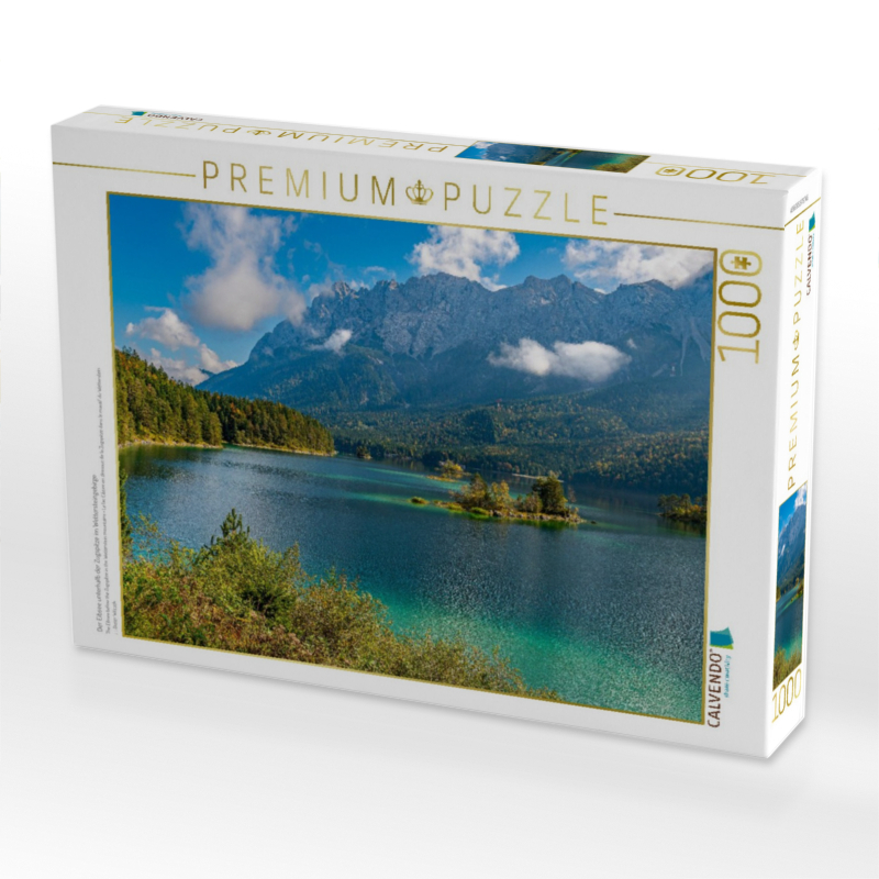 Der Eibsee unterhalb der Zugspitze im Wettersteingebirge