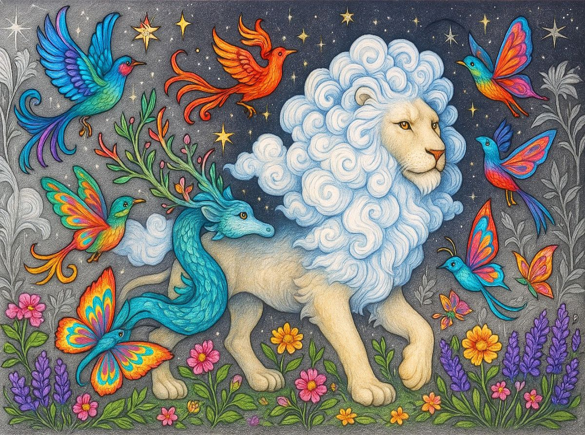 Wolkenlöwe und Traumvögel