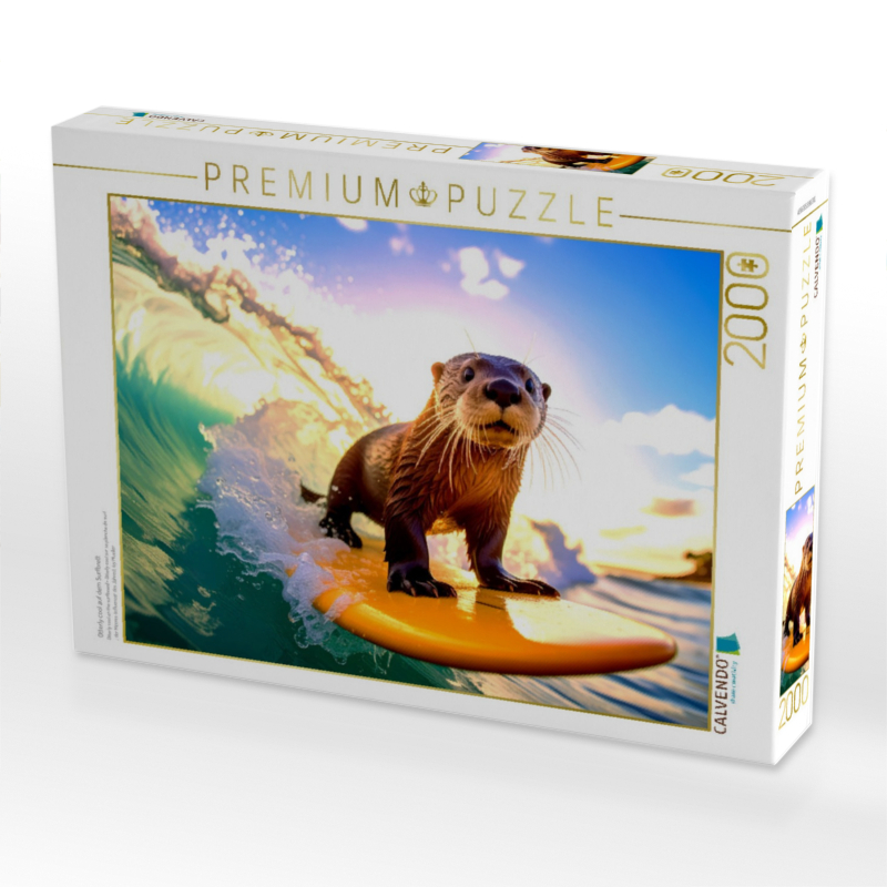 Otterly cool auf dem Surfbrett