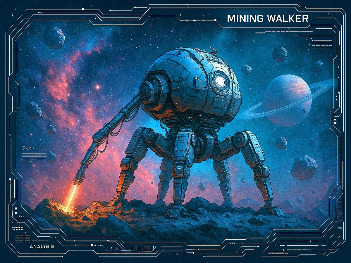 Mining Walker - Science Fiction Technik