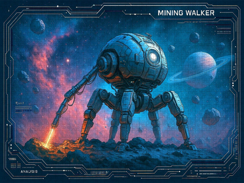 Mining Walker - Science Fiction Technik