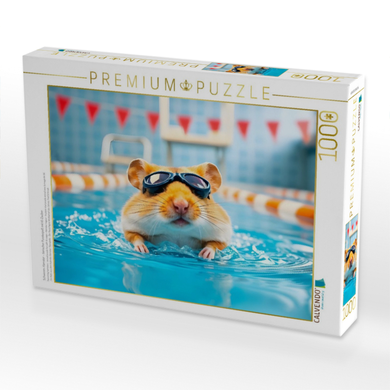Schwimm-Hamster – tierischer Puzzlespaß mit KI-Zauber
