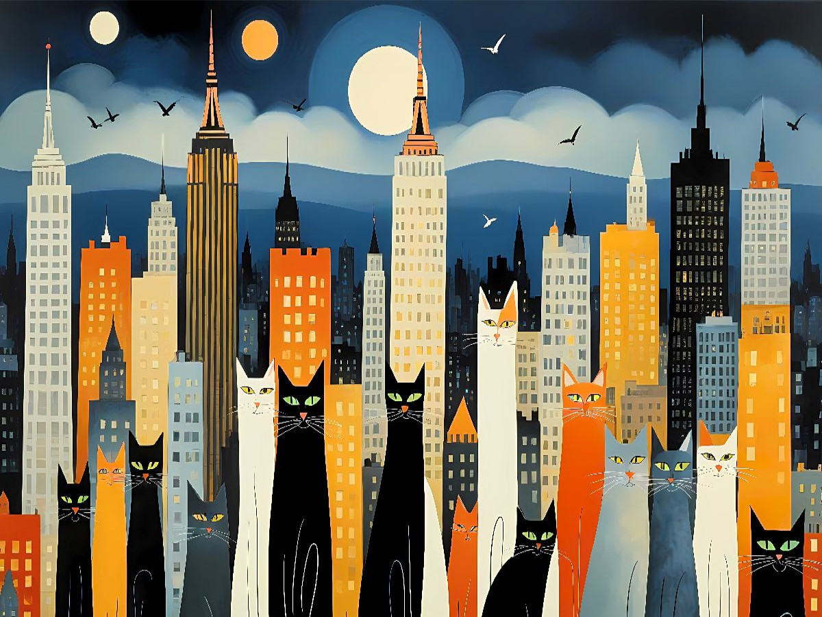Katzen - Schnurren in der Stadt