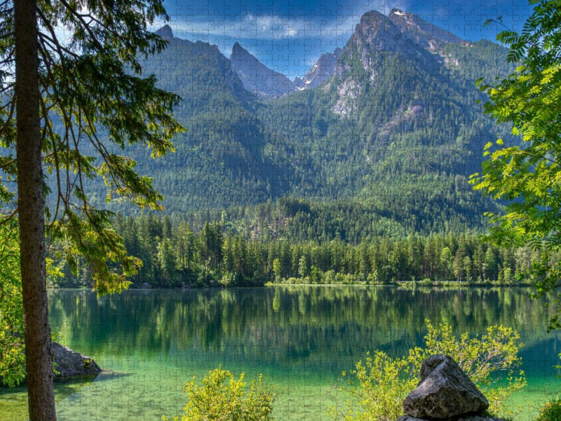 Magischer Moment am Hintersee