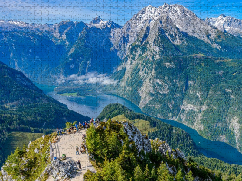Atemberaubende Aussicht vom Gipfel des Jenner