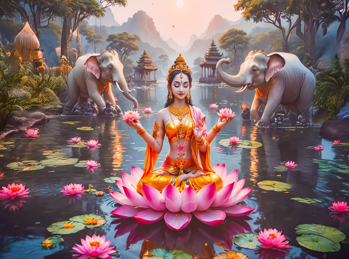 Lakshmi, Göttin des Reichtums
