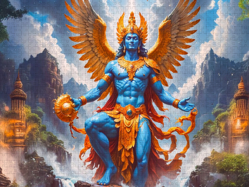 Garuda, riesiger Vogelmensch
