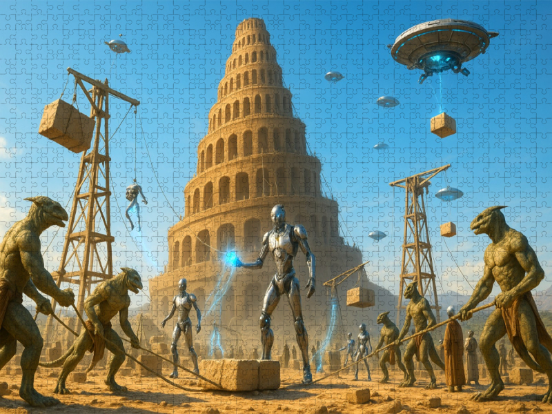 Turm von Babel – Bau durch Multiversen